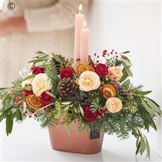 Large Christmas Classic Candle Arrangement